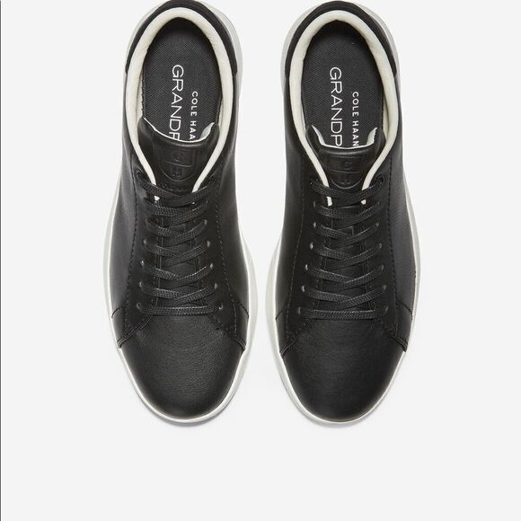 Cole Haan grandpro tennis sneakers black leather NIB - Picture 5 of 8
